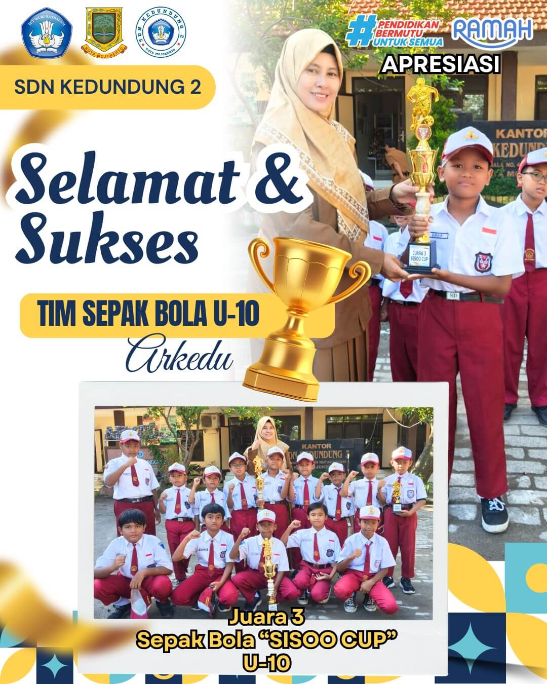 Juara 3 Sepak Bola SISOO CUP U-10