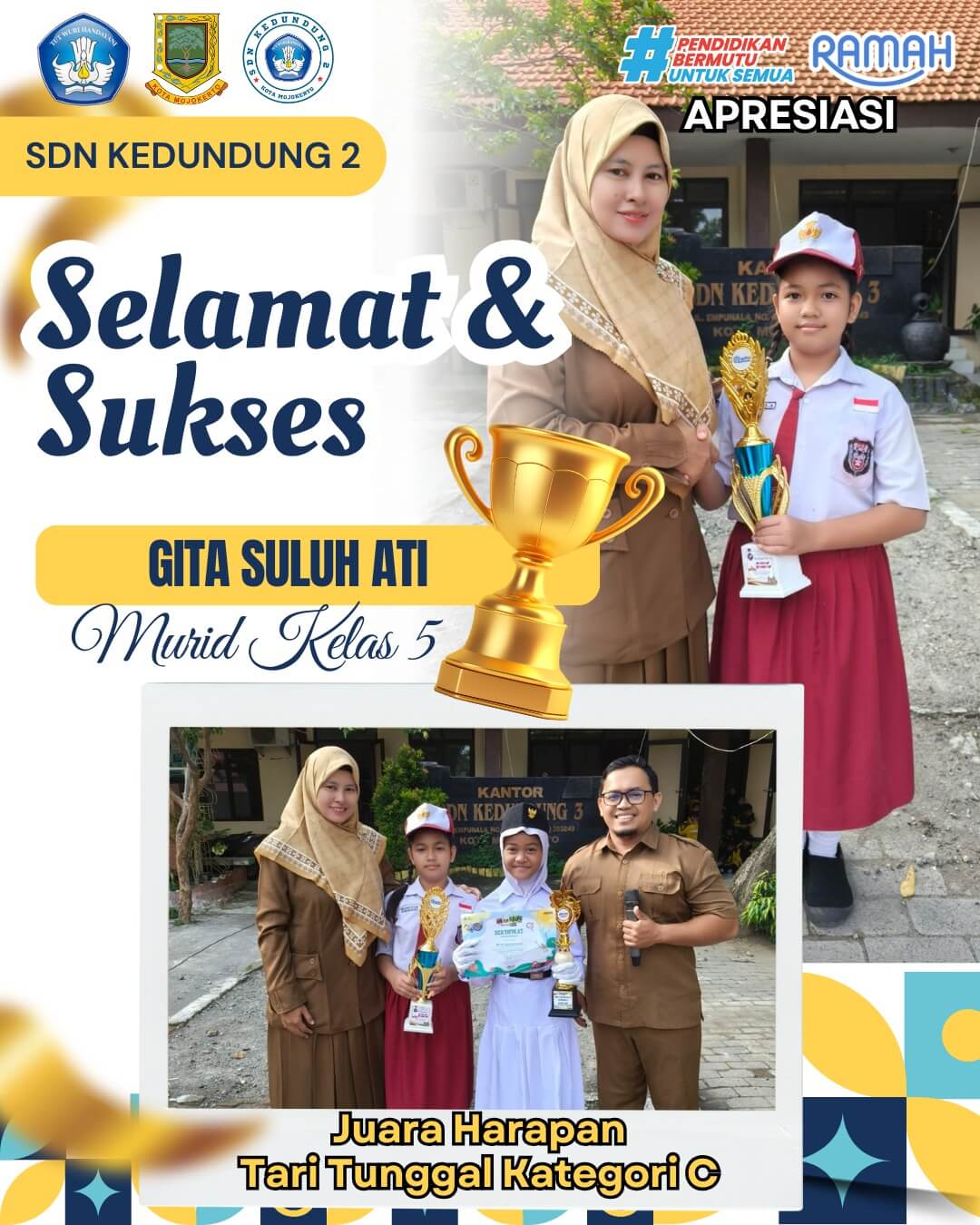 Juara Harapan Tari Tunggal Kategori C